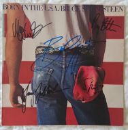 Bruce Springsteen & the E St band - 'Born in the USA' Autographed LP