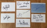 Autographed Signed Original STAR WARS cards x7