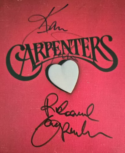 The Carpenters Autographed 'A Song for You' LP Album Cover