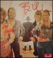 ABBA - Fully Autographed 'Waterloo' Album Cover