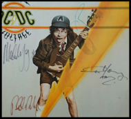 AC/DC Autographed 'High Voltage' Album