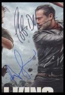 Andrew Lincoln & Jeffrey Morgan Signed 'The Walking Dead' 11x14 Poster