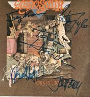 Aerosmith Autographed 'Toys In The Attic' Album Cover