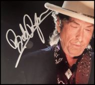 Bob Dylan Autographed ‘Performing on Stage’ Photograph