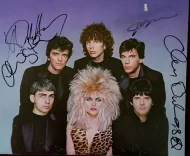 Blondie - Autographed 'The Hunter' Album Cover