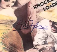 Bob Dylan Autographed "Knocked Out Loaded" Album Cover