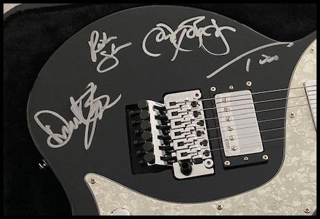  Bon Jovi Band Members Autographed Electric Guitar