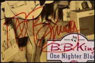BB King Autographed 'One Nighter Blues' Album Cover