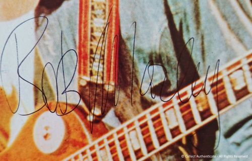 Bob Marley Genuine - Autographed 'Live' LP