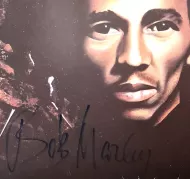 Bob Marley & The Wailers 'Natty Dread' Autographed Album Cover
