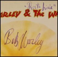 Bob Marley 'Uprising' Autographed Album Cover