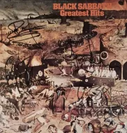 Black Sabbath Autographed 'Greatest Hits' Album Cover