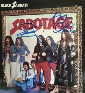 Black Sabbath Autographed 'Sabotage' LP