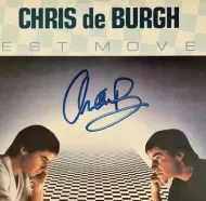 Chris de Burgh 'Best Moves' Autographed  Autographed Album Cover