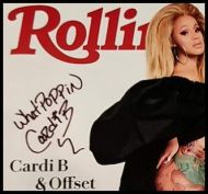 Cardi B Autographed ‘Rolling Stone’ Magazine Cover