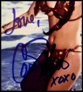 Carrie Fisher Autographed Color 8x10 Photograph