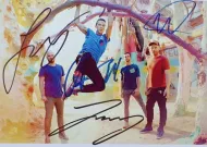 Coldplay Autographed Color Photograph