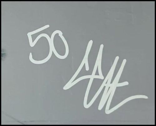 50 Cent - Autographed 'Wangsta' Album Cover