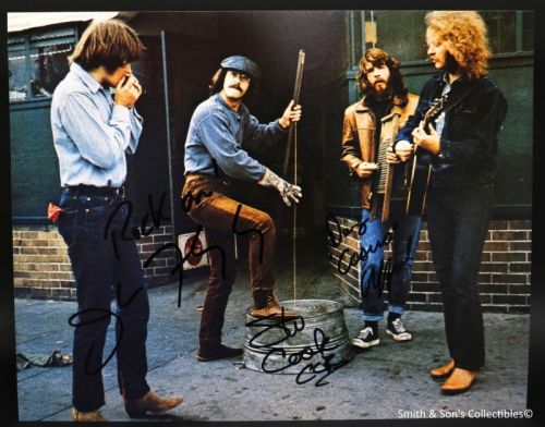 Creedence Clearwater Revival Band Autographed