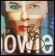 David Bowie Autographed ‘Best of Bowie’ Music CD Cover