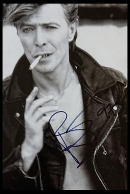 David Bowie - Autographed 9x12 Poster Board Photograph