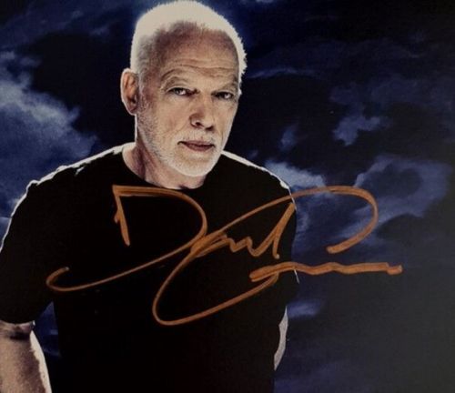 David Gilmour of ‘Pink Floyd’ Autographed Photograph