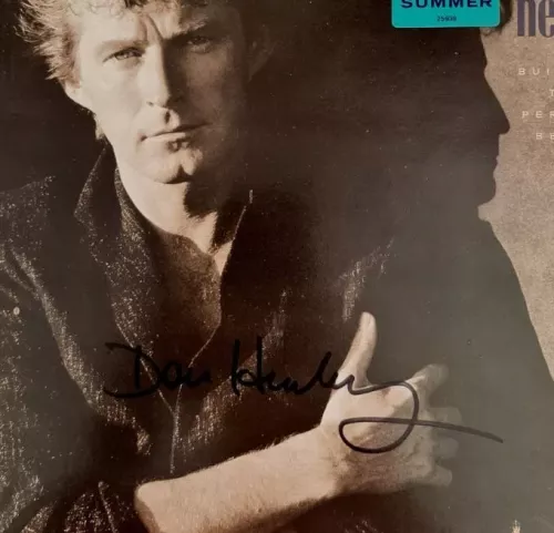 Don Henley Autographed 'Building the Perfect Beast' Album Cover