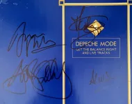 Depeche Mode Autographed 'Get the Balance Right’ Album Cover
