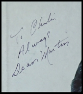 Autographed ‘The Hit Sound of Dean Martin’ LP