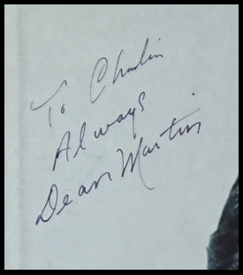 Autographed ‘The Hit Sound of Dean Martin’ LP
