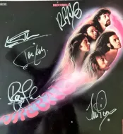 Deep Purple Autographed 'Fireball' Record Album