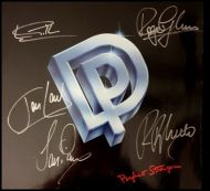 Deep Purple Fully Autographed ‘Perfect Strangers’ Album Cover
