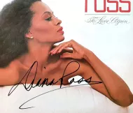 Diana Ross Autographed To Love Again Album