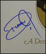 Dionne Warwicke ‘A Decade of Gold’ Autographed Record Album Cover