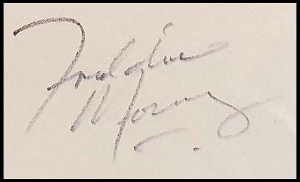 Freddie Mercury Autographed 'Signature Cut'