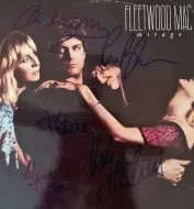 Fleetwood Mac Autographed 'Mirage' Album Cover