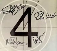 Foreigner ‘4’ Autographed Album Cover