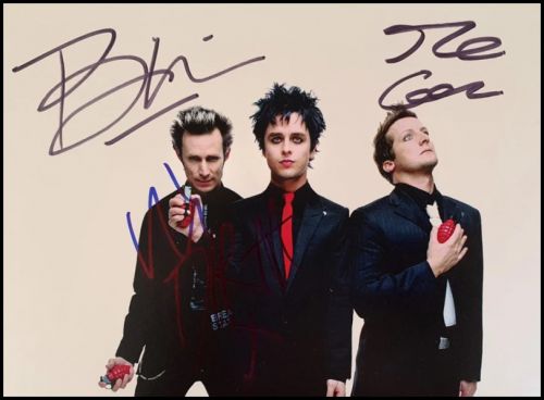 Green Day Autographed Photograph