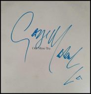George Michael Personally Autographed ‘One More Try’ Album Cover