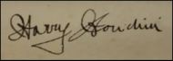 Harry Houdini Signature Cut