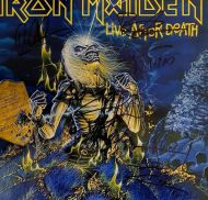 Iron Maiden Autographed 'Live After Death' Album Cover