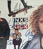 INXS Autographed 'KICK' Album Cover