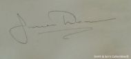 James Dean - Hand Written Signature Cut