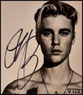Justin Bieber Personally Signed Autographed Photograph