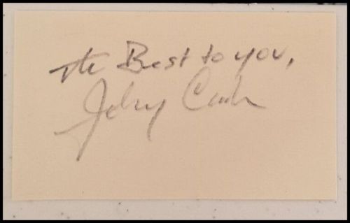 Johnny Cash Autographed Signature Cut