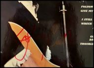 Johnny Cash - Autographed 'I Walk The Line' Album Cover