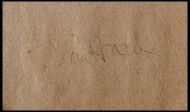 Autographed / Signed Jimi Hendrix - Hand Written Signature Card