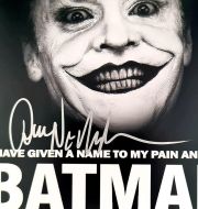 Jack Nicholson Autographed ‘Joker’ Black &White Photograph