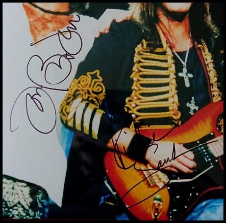 Jon Bon Jovi & Richie Sambora Autographed Bon Jovi 8x10 Photograph