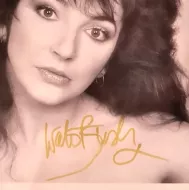 Kate Bush Autographed 'The Whole Story' Album Cover